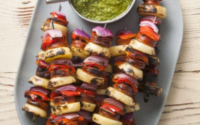 Spud Lite Baby Potato Skewers with Salsa Verde