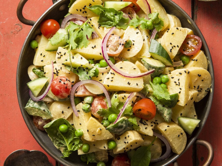 Curried Spud Lite Potato Salad