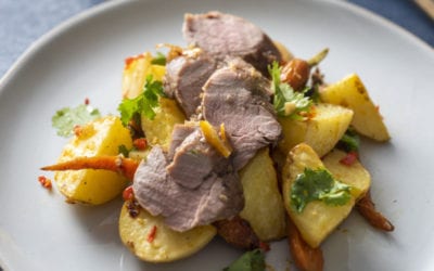 Roast Pork with Vegetables