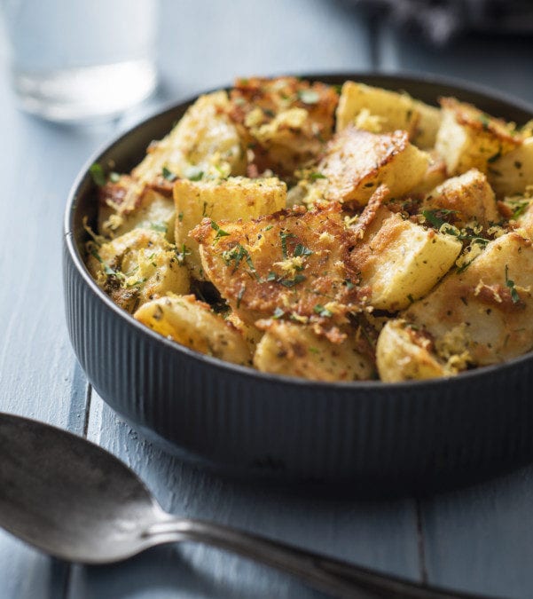 Parmesan Garlic and Herb Roast Potatoes
