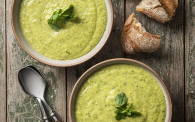 Leek, Potato, Pea and Watercress Soup