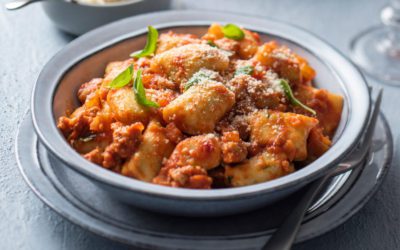 Potato Gnocchi with Sausage Ragu