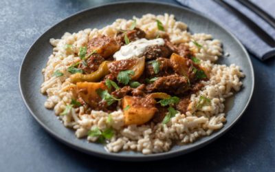 Beef Goulash with Potato Spaetzle