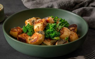Lemon Gnocchi with Broccolini, Capers and Chilli