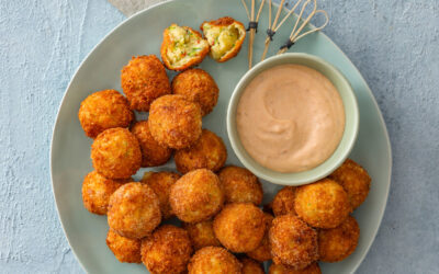 Zucchini and Potato Croquettes with a Chipotle Aioli