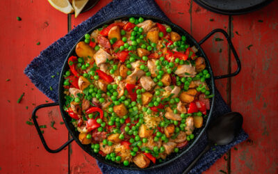 Chicken, Chorizo and Potato Paella