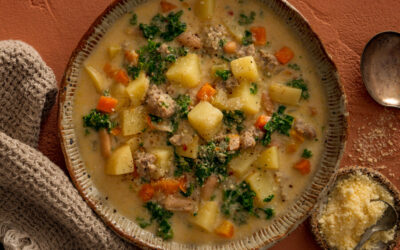 Creamy Italian Potato and Sausage Soup