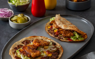 Smashed Potato Cheeseburger Tacos