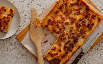 Upside Down Cheese Tart