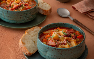 Chunky Vegetable and Ham Hock Soup