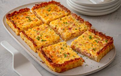 Potato Crust Quiche Lorraine