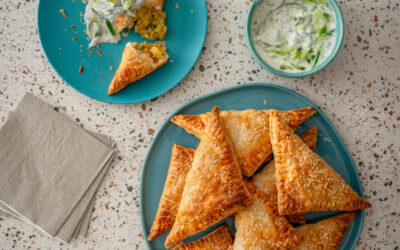 Potato and Pea Samosas