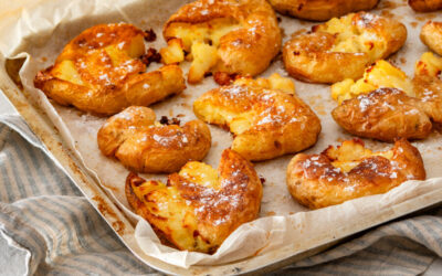 Salt & Vinegar Roast Smashed Potatoes