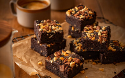 FUDGY PEANUT BUTTER BROWNIES