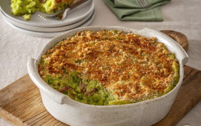 PEA & HAM MASHED POTATO BAKE