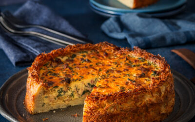 Cauliflower Cheese & Bacon Quiche