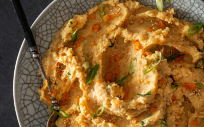 Kimchi, Sesame & Cheddar Mash